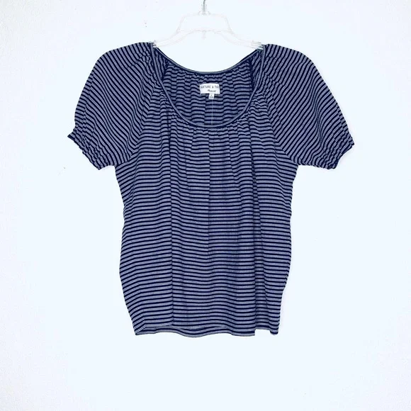 NWT Madewell Texture and Thread Peasant Top - Picture 5 of 7